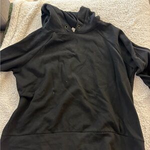 Black Hooded Sweatshirt